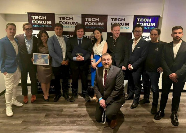 Javier Milei en el Tech Forum