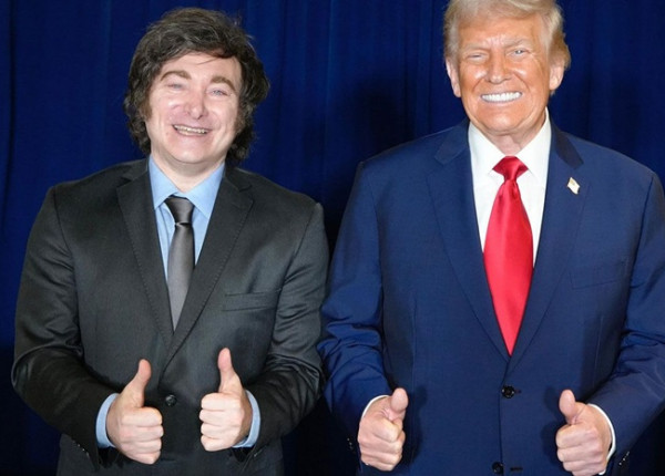 Donald Trump y Javier Milei