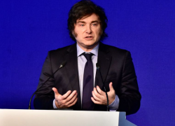 Milei en el Coloquio de IDEA