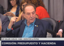 Carlos Heller en Comisión de Presupuesto