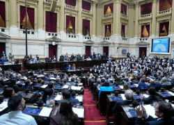 Votación en Cámara de Diputados aprobando aumento a jubilados
