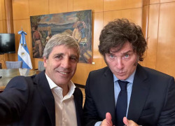 Luis Caputo y Javier Milei