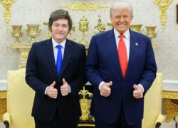 Javier Milei con Donald Trump